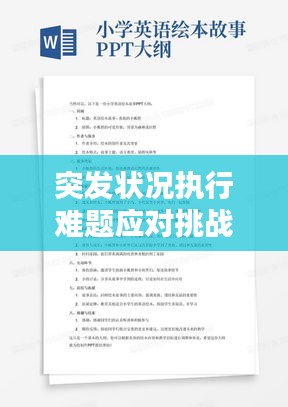 突发状况执行难题应对挑战，不可预测情境下的应对策略