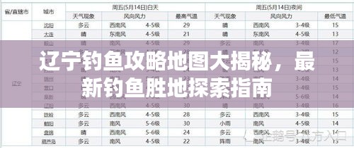 辽宁钓鱼攻略地图大揭秘，最新钓鱼胜地探索指南