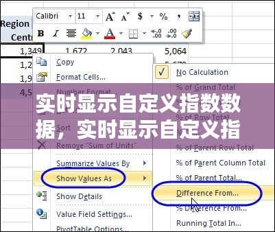 实时显示自定义指数数据，实时显示自定义指数数据的软件 