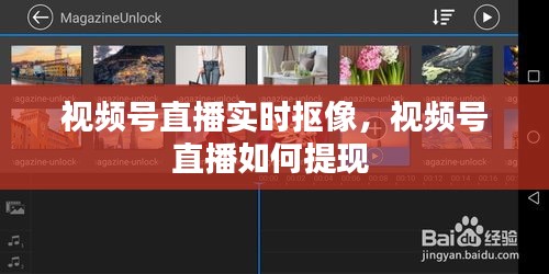 视频号直播实时抠像，视频号直播如何提现 