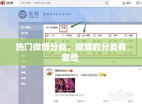 热门微博分类，微博的分类有哪些 