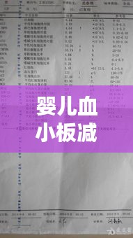 婴儿血小板减少突发，全方位解析，了解、预防与治疗策略